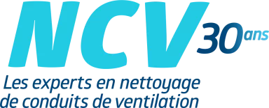 Logo NCV 30 ans, experts en nettoyage de conduits de ventilation à Québec